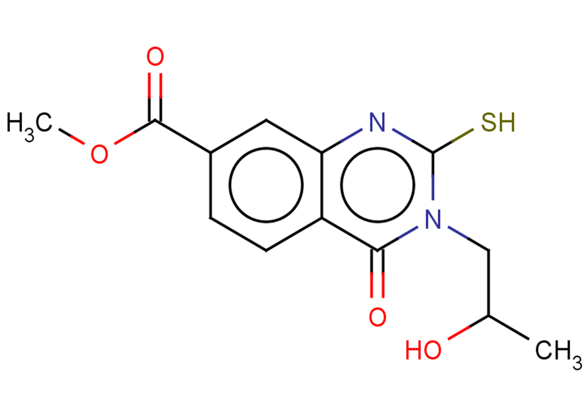 methyl 3-(2-hydroxypropyl)-4-oxo-2-sulfanyl-3,4-dihydroquinazoline-7-carboxylate