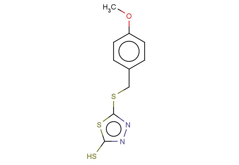 5-{[(4-methoxyphenyl)methyl]sulfanyl}-1,3,4-thiadiazole-2-thiol