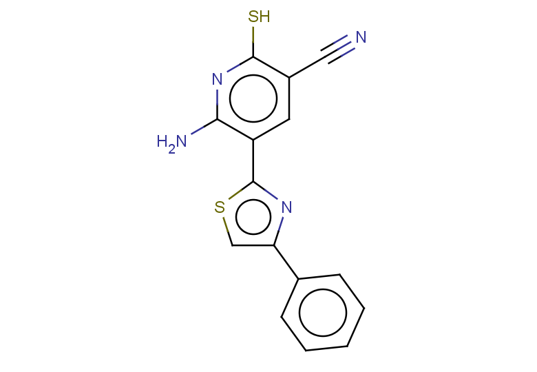 6-amino-5-(4-phenyl-1,3-thiazol-2-yl)-2-sulfanylpyridine-3-carbonitrile