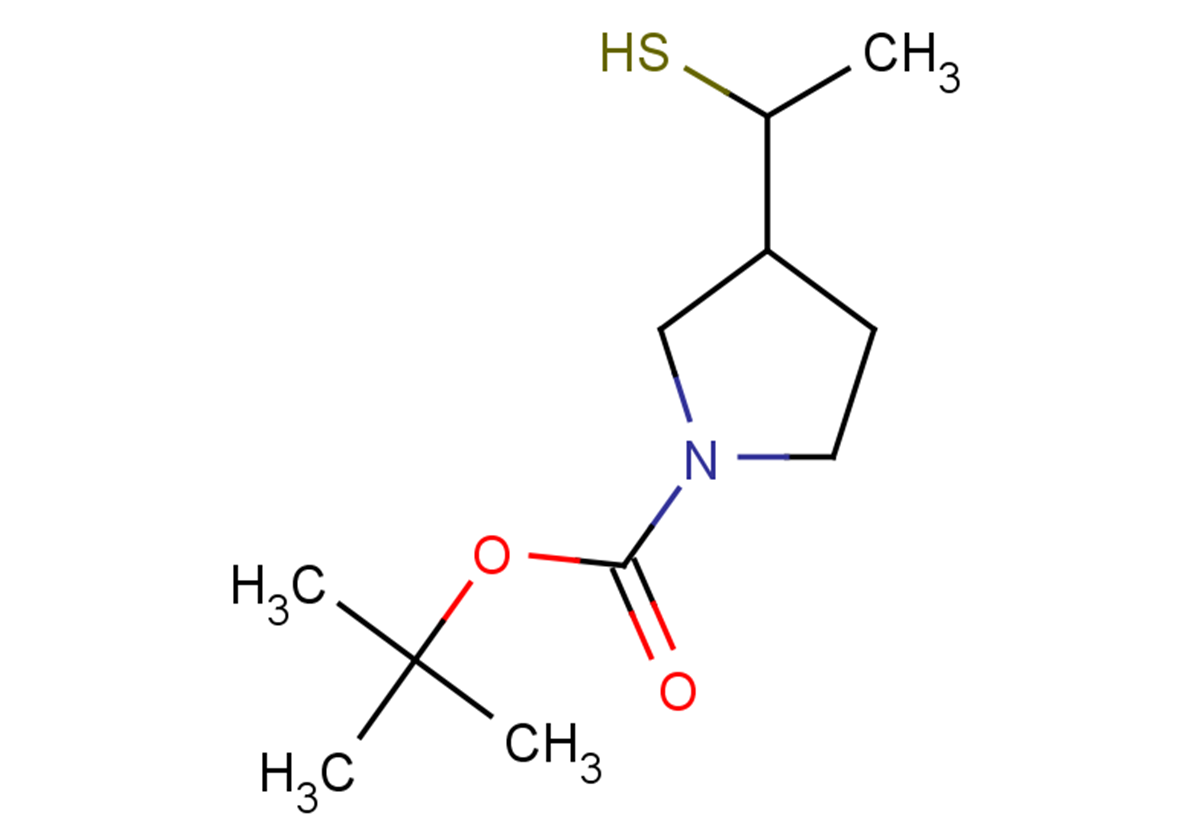 tert-butyl 3-(1-sulfanylethyl)pyrrolidine-1-carboxylate