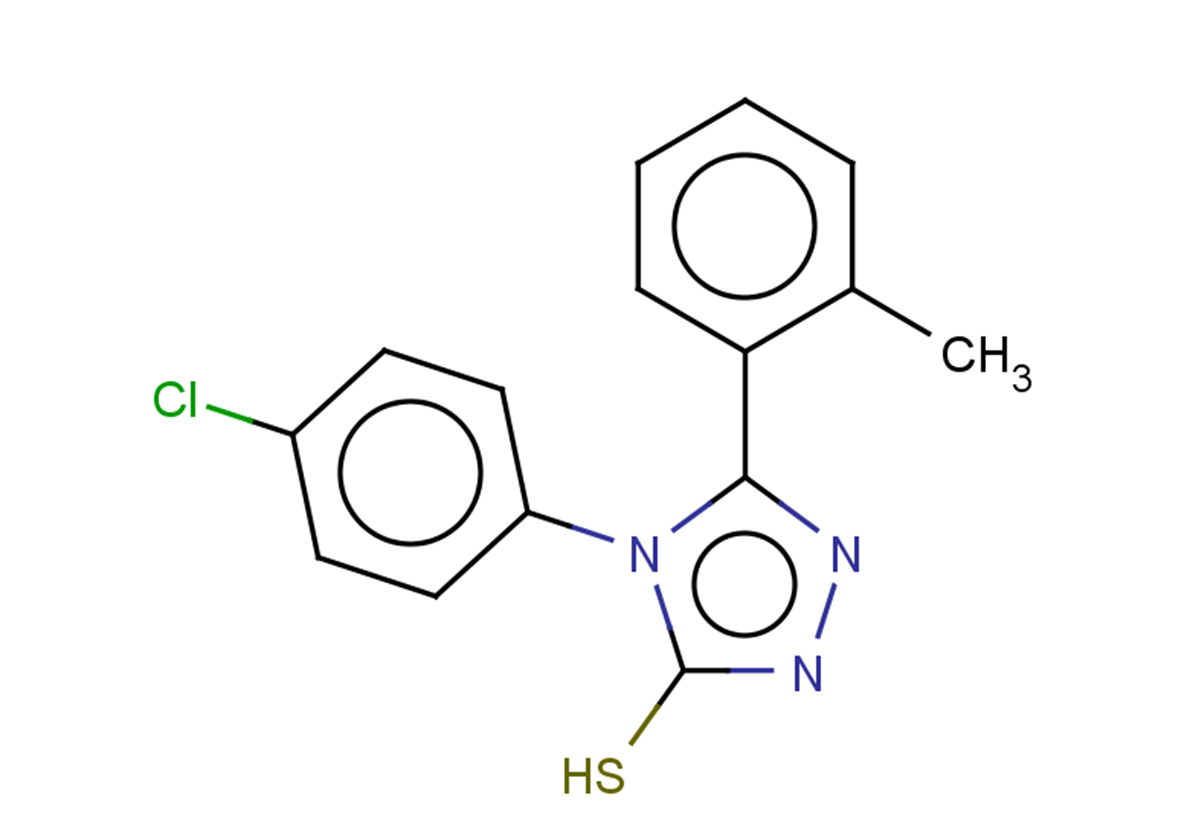 4-(4-chlorophenyl)-5-(2-methylphenyl)-4H-1,2,4-triazole-3-thiol