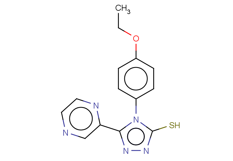 4-(4-ethoxyphenyl)-5-(pyrazin-2-yl)-4H-1,2,4-triazole-3-thiol