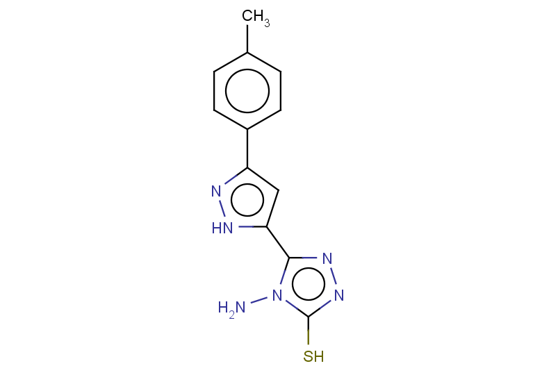 4-amino-5-[3-(4-methylphenyl)-1H-pyrazol-5-yl]-4H-1,2,4-triazole-3-thiol
