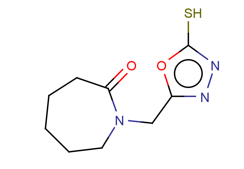 1-[(5-sulfanyl-1,3,4-oxadiazol-2-yl)methyl]azepan-2-one