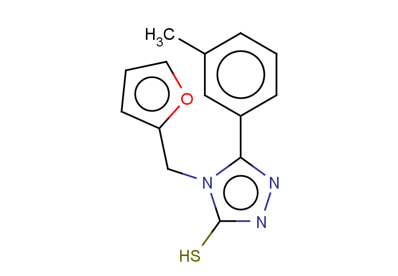 4-(furan-2-ylmethyl)-5-(3-methylphenyl)-4H-1,2,4-triazole-3-thiol