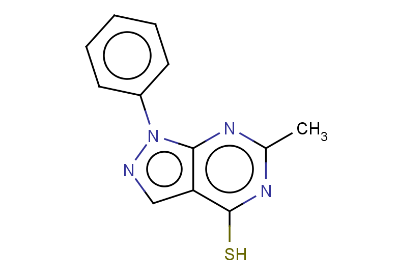 6-methyl-1-phenyl-1H-pyrazolo[3,4-d]pyrimidine-4-thiol