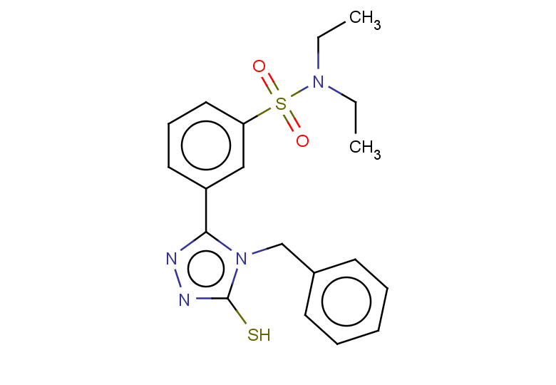 3-(4-benzyl-5-sulfanyl-4H-1,2,4-triazol-3-yl)-N,N-diethylbenzene-1-sulfonamide