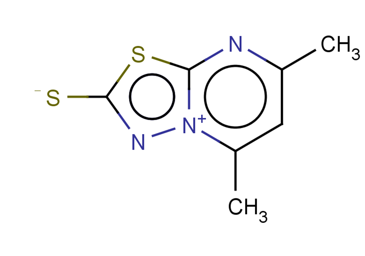 (5,7-dimethyl-4lambda5-[1,3,4]thiadiazolo[3,2-a]pyrimidin-4-ylium-2-yl)sulfanide