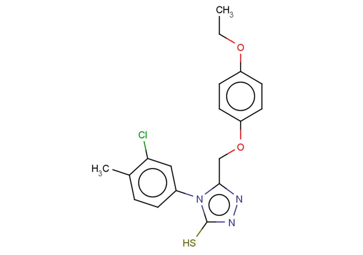 4-(3-chloro-4-methylphenyl)-5-(4-ethoxyphenoxymethyl)-4H-1,2,4-triazole-3-thiol