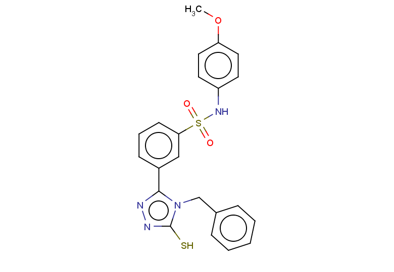 3-(4-benzyl-5-sulfanyl-4H-1,2,4-triazol-3-yl)-N-(4-methoxyphenyl)benzene-1-sulfonamide