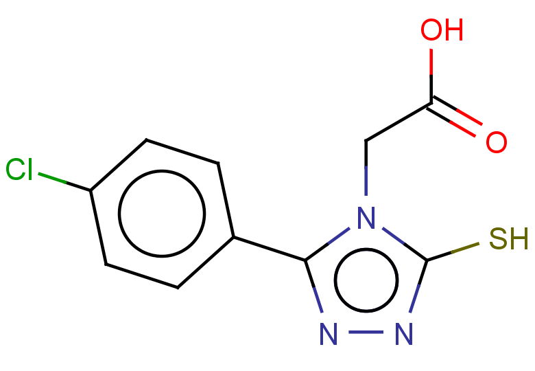 2-[3-(4-chlorophenyl)-5-sulfanyl-4H-1,2,4-triazol-4-yl]acetic acid