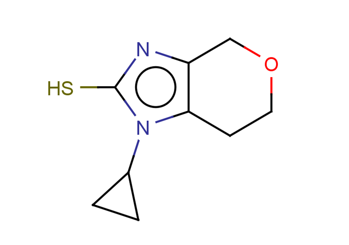 1-cyclopropyl-1H,4H,6H,7H-pyrano[3,4-d]imidazole-2-thiol
