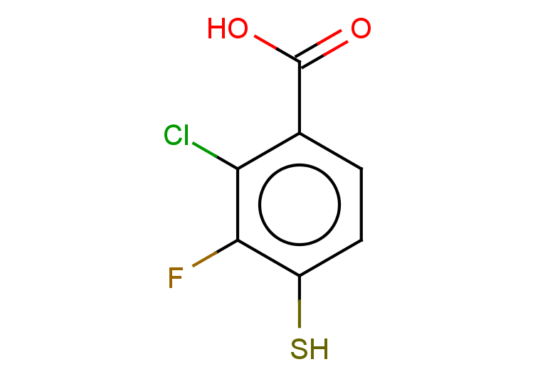 2-chloro-3-fluoro-4-sulfanylbenzoic acid