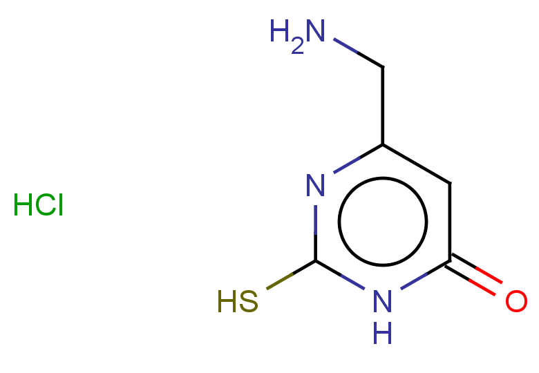6-(aminomethyl)-2-sulfanyl-3,4-dihydropyrimidin-4-one hydrochloride