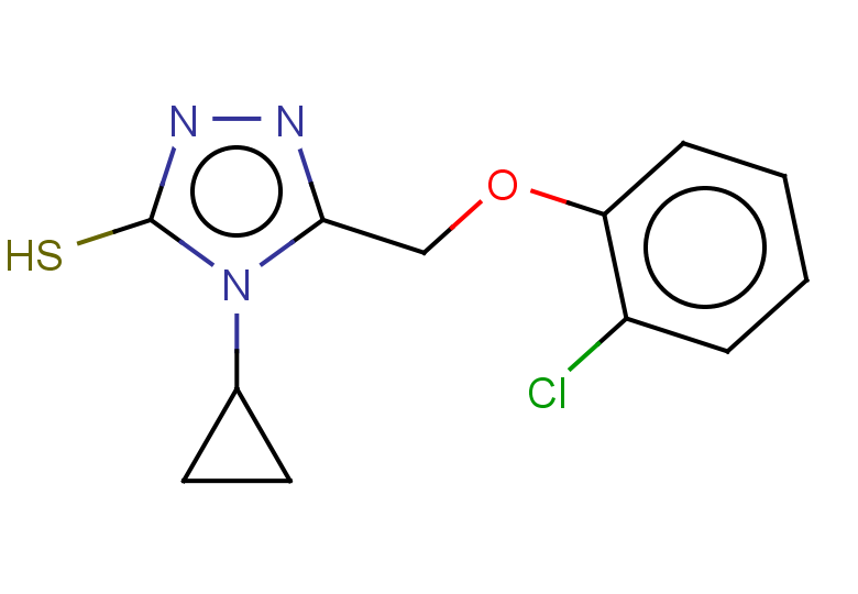 5-(2-chlorophenoxymethyl)-4-cyclopropyl-4H-1,2,4-triazole-3-thiol