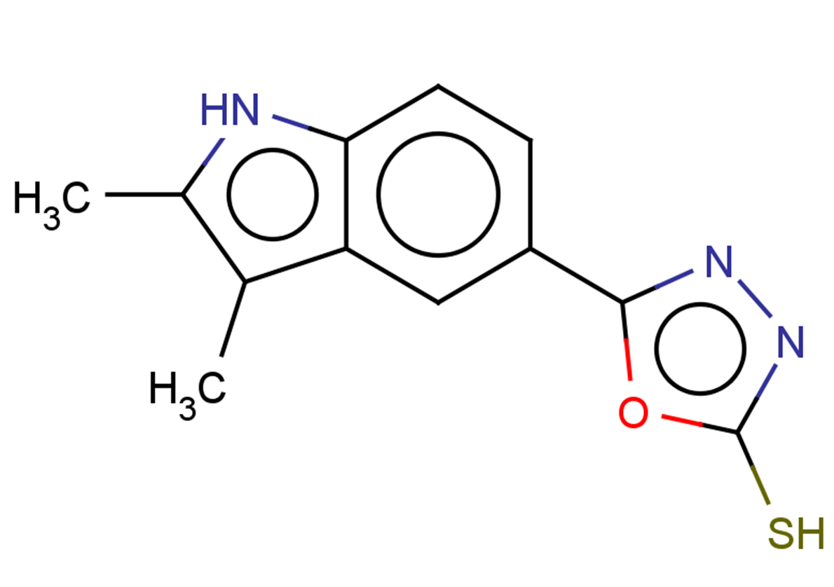 5-(2,3-dimethyl-1H-indol-5-yl)-1,3,4-oxadiazole-2-thiol