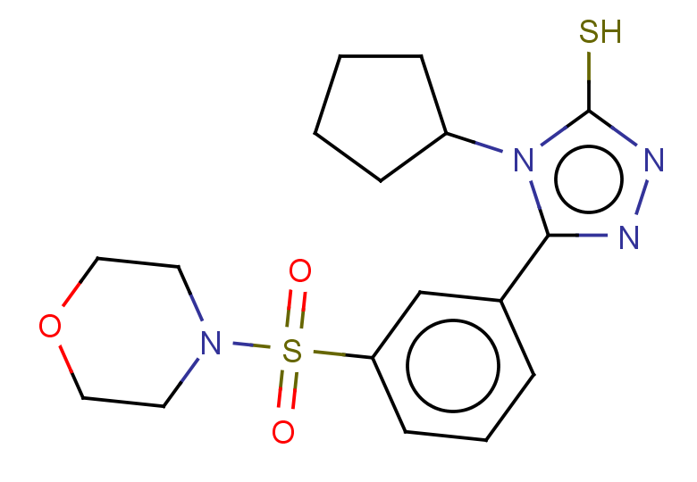 4-cyclopentyl-5-[3-(morpholine-4-sulfonyl)phenyl]-4H-1,2,4-triazole-3-thiol