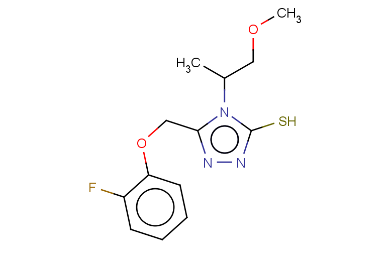 5-(2-fluorophenoxymethyl)-4-(1-methoxypropan-2-yl)-4H-1,2,4-triazole-3-thiol