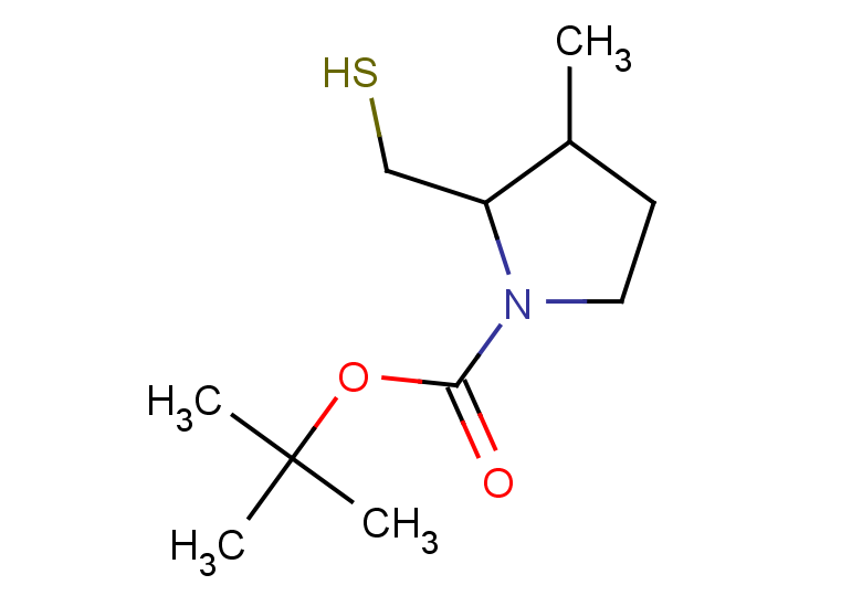 tert-butyl 3-methyl-2-(sulfanylmethyl)pyrrolidine-1-carboxylate