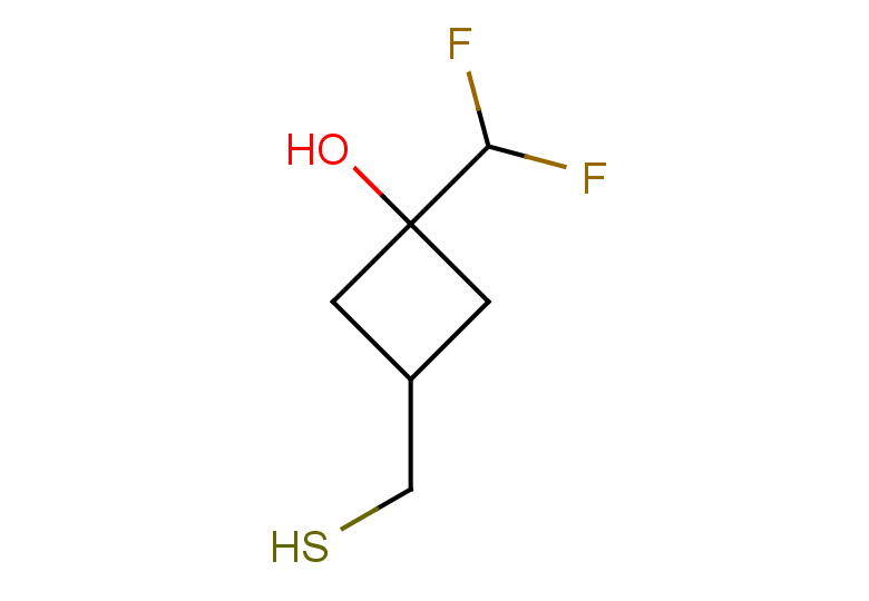 1-(difluoromethyl)-3-(sulfanylmethyl)cyclobutan-1-ol
