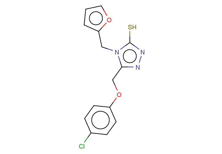 5-(4-chlorophenoxymethyl)-4-(furan-2-ylmethyl)-4H-1,2,4-triazole-3-thiol