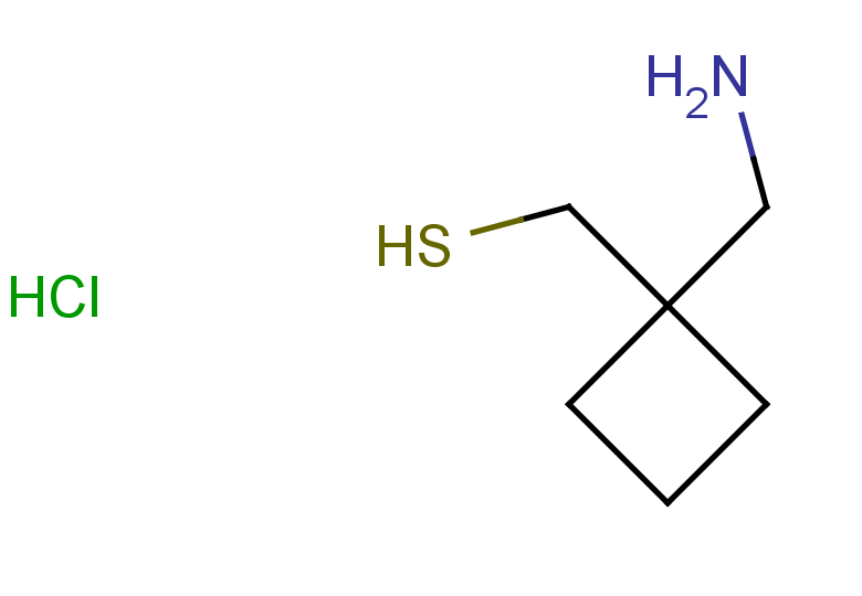 [1-(aminomethyl)cyclobutyl]methanethiol hydrochloride
