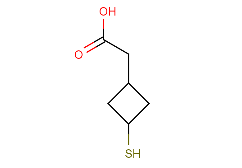 2-(3-sulfanylcyclobutyl)acetic acid, Mixture of diastereomers