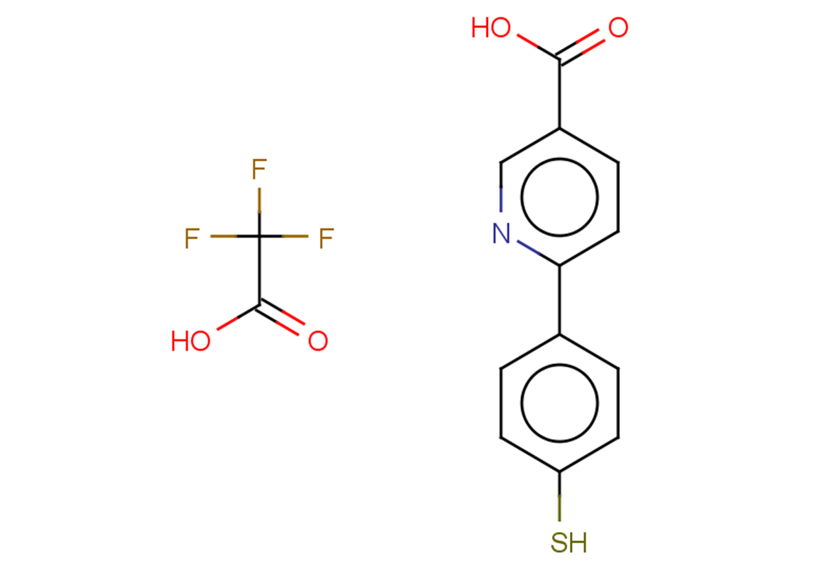 6-(4-sulfanylphenyl)pyridine-3-carboxylic acid, trifluoroacetic acid