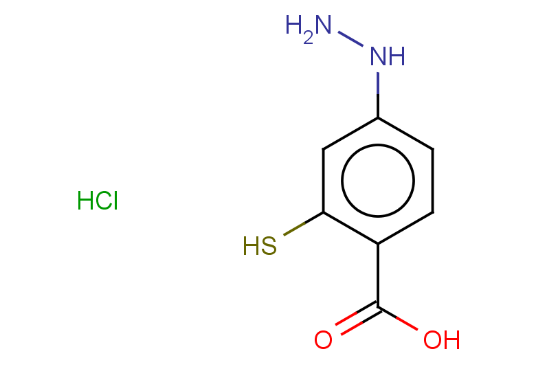 4-hydrazinyl-2-sulfanylbenzoic acid hydrochloride