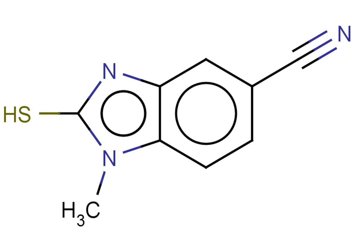1-methyl-2-sulfanyl-1H-1,3-benzodiazole-5-carbonitrile