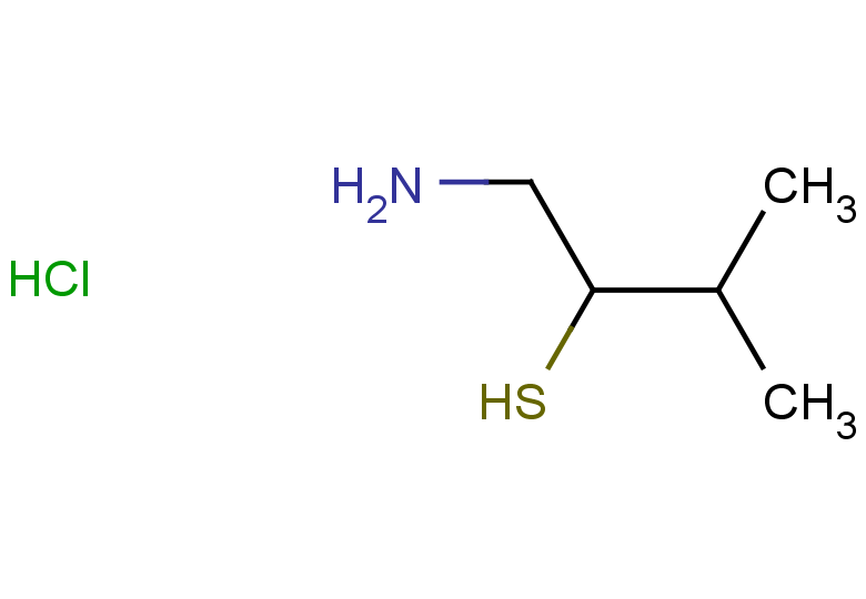 1-amino-3-methylbutane-2-thiol hydrochloride