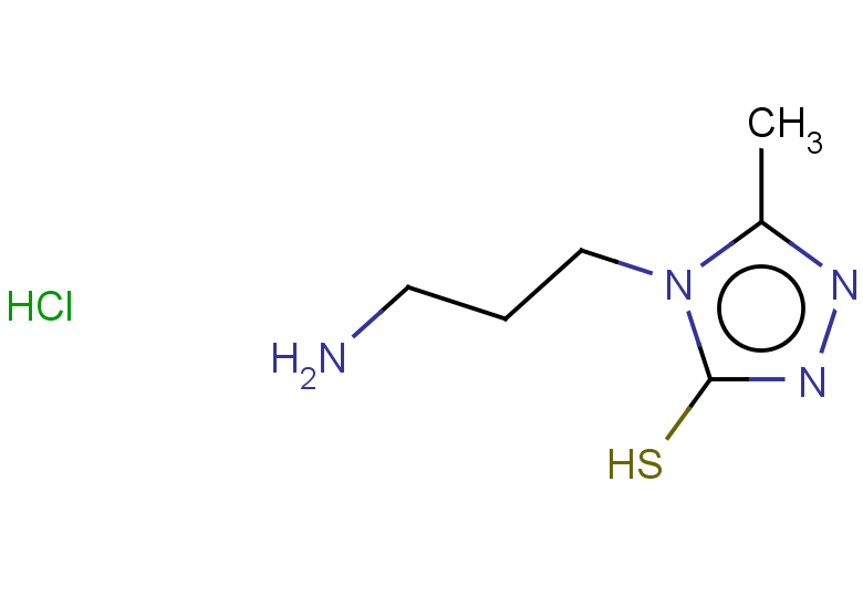 4-(3-aminopropyl)-5-methyl-4H-1,2,4-triazole-3-thiol hydrochloride