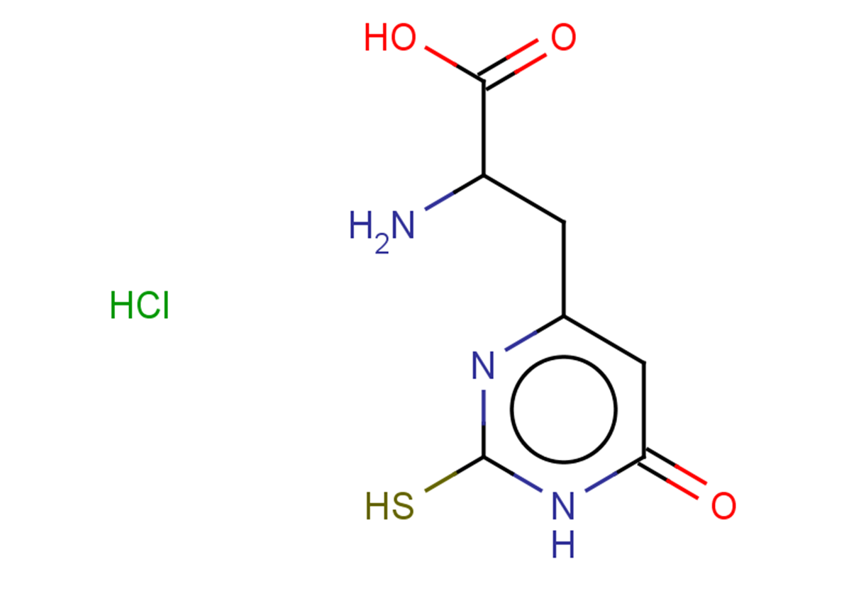 2-amino-3-(6-oxo-2-sulfanyl-1,6-dihydropyrimidin-4-yl)propanoic acid hydrochloride