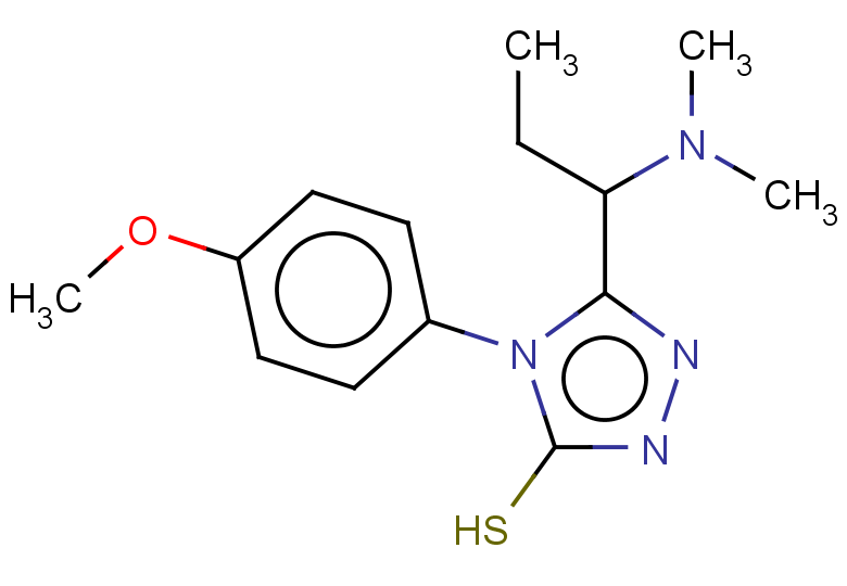 5-[1-(dimethylamino)propyl]-4-(4-methoxyphenyl)-4H-1,2,4-triazole-3-thiol