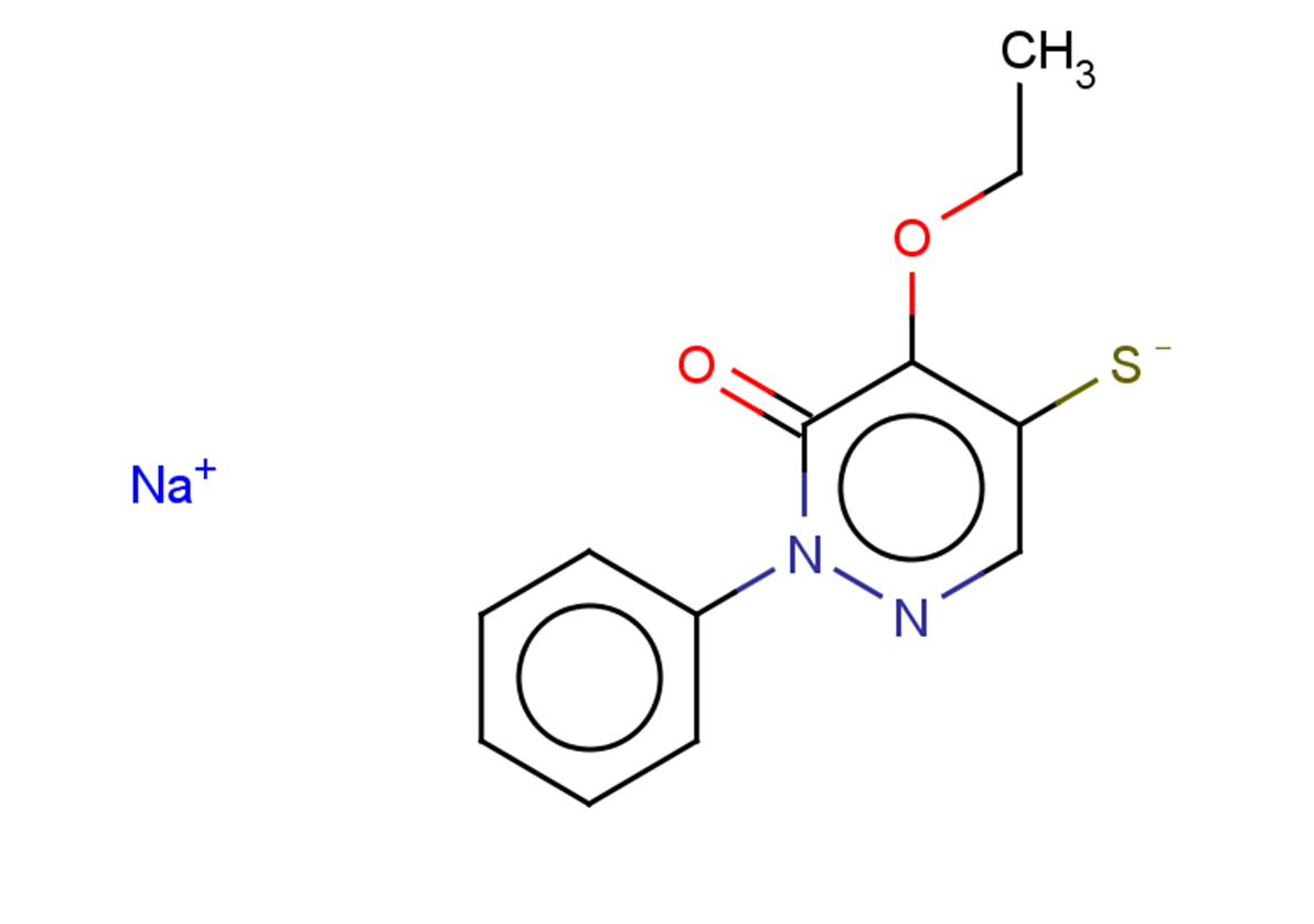 sodium (5-ethoxy-6-oxo-1-phenyl-1,6-dihydropyridazin-4-yl)sulfanide