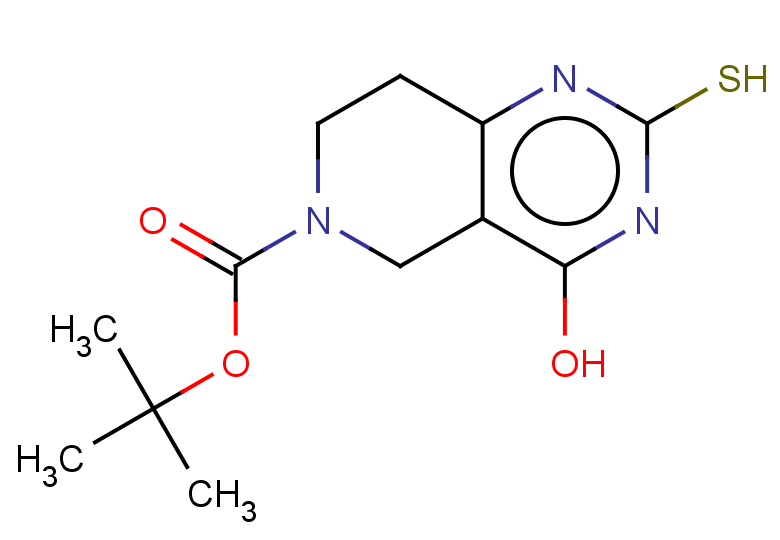 4-HYDROXY-2-MERCAPTO-7,8-DIHYDRO-5H-PYRIDO[4,3-D]PYRIMIDINE-6-CARBOXYLIC +