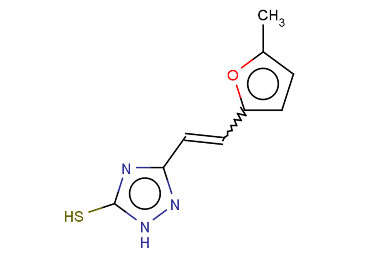 3-[2-(5-methylfuran-2-yl)ethenyl]-4,5-dihydro-1H-1,2,4-triazole-5-thione