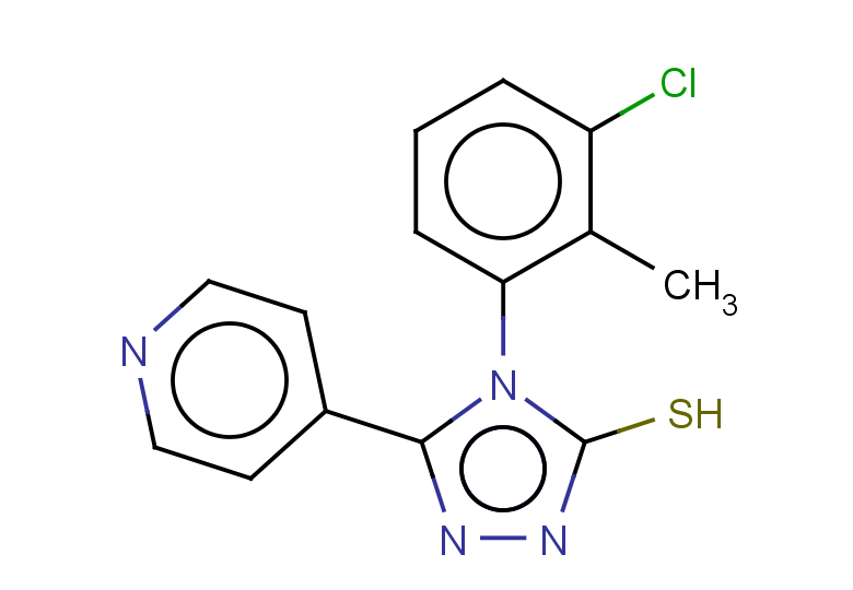 4-(3-chloro-2-methylphenyl)-5-(pyridin-4-yl)-4H-1,2,4-triazole-3-thiol