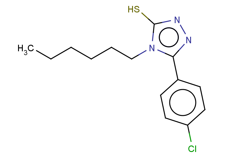 5-(4-chlorophenyl)-4-hexyl-4H-1,2,4-triazole-3-thiol