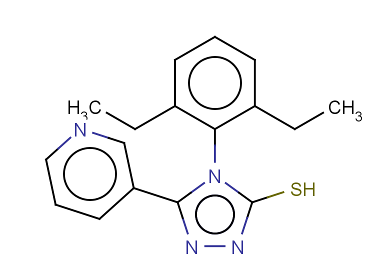 4-(2,6-diethylphenyl)-5-(pyridin-3-yl)-4H-1,2,4-triazole-3-thiol