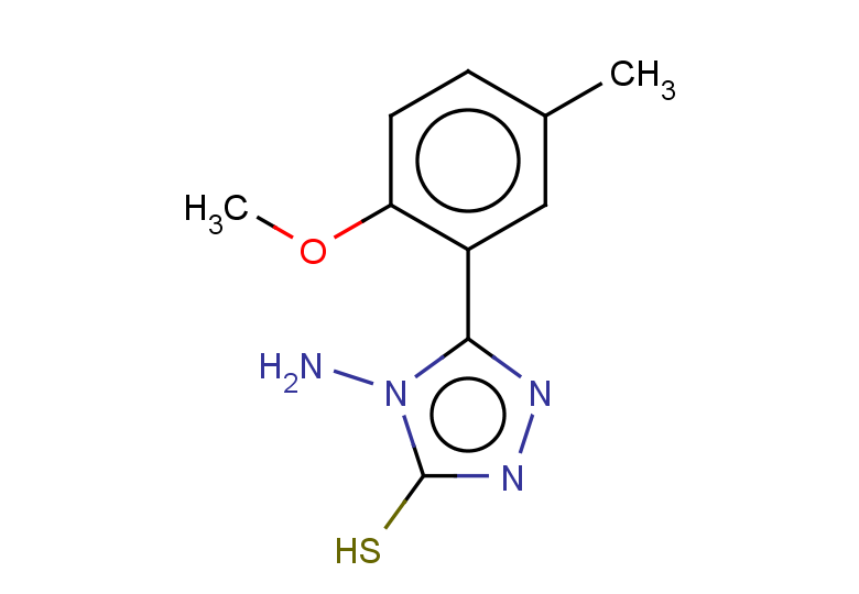 4-amino-5-(2-methoxy-5-methylphenyl)-4H-1,2,4-triazole-3-thiol