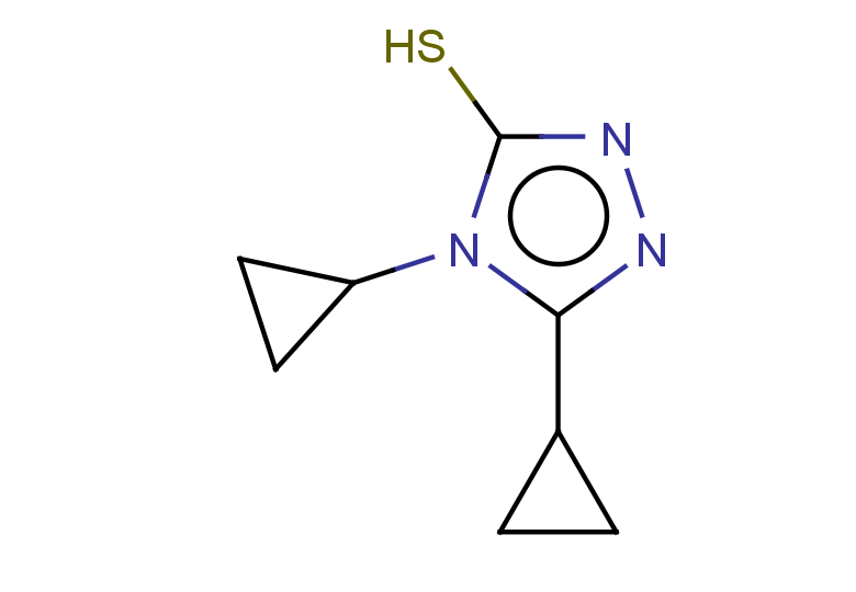 dicyclopropyl-4H-1,2,4-triazole-3-thiol