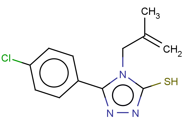 5-(4-chlorophenyl)-4-(2-methylprop-2-en-1-yl)-4H-1,2,4-triazole-3-thiol