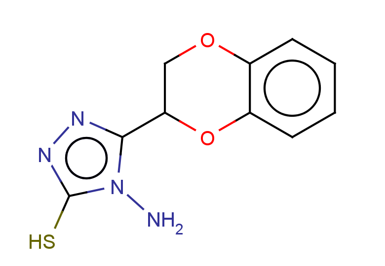 4-amino-5-(2,3-dihydro-1,4-benzodioxin-2-yl)-4H-1,2,4-triazole-3-thiol