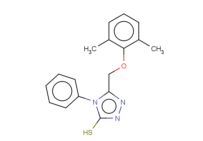 5-(2,6-dimethylphenoxymethyl)-4-phenyl-4H-1,2,4-triazole-3-thiol