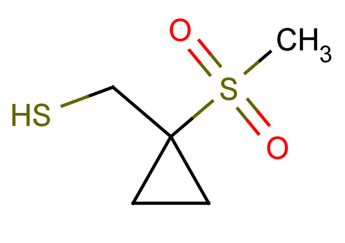 (1-methanesulfonylcyclopropyl)methanethiol