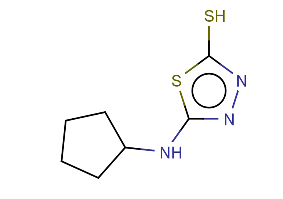 5-(cyclopentylamino)-1,3,4-thiadiazole-2-thiol
