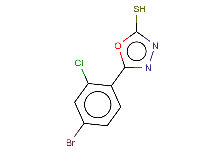 5-(4-bromo-2-chlorophenyl)-1,3,4-oxadiazole-2-thiol