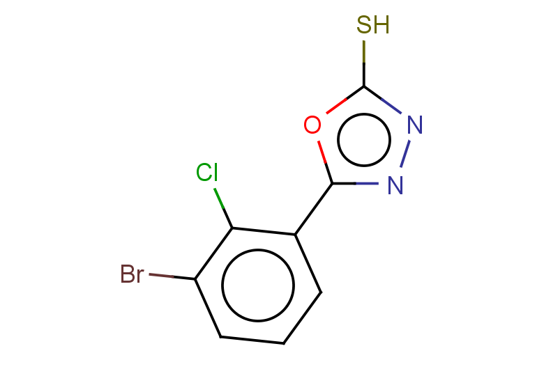 5-(3-bromo-2-chlorophenyl)-1,3,4-oxadiazole-2-thiol