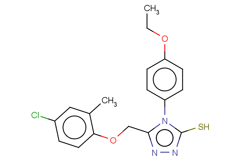 5-(4-chloro-2-methylphenoxymethyl)-4-(4-ethoxyphenyl)-4H-1,2,4-triazole-3-thiol